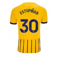 Camiseta Brighton Pervis Estupinan #30 Segunda Equipación Replica 2024-25 mangas cortas